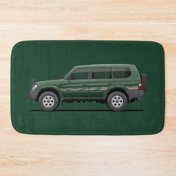 Item preview, Prado 95 LWB Dark Green Metallic – 90 Series Base Spec Steel Wheel Utility 4x4 Illustration designed and sold by ARVwerks.