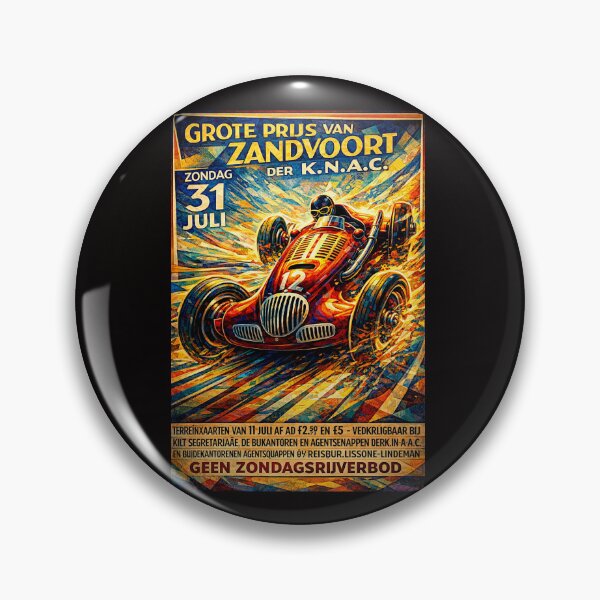 Item preview, Blast from the past an old  poster grand prix Zanvoort variation #4 designed and sold by Helios Be. Lavsh.
