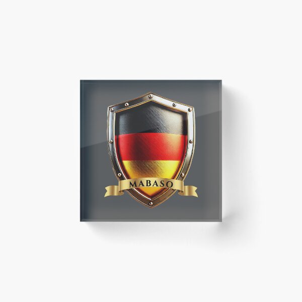 Item preview, Mabaso German Heritage Crest Shield designed and sold by Highlandkings.