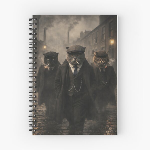 Item preview, Peaky Pussy's - Gangster Cat Pun designed and sold by D S DESIGNS .