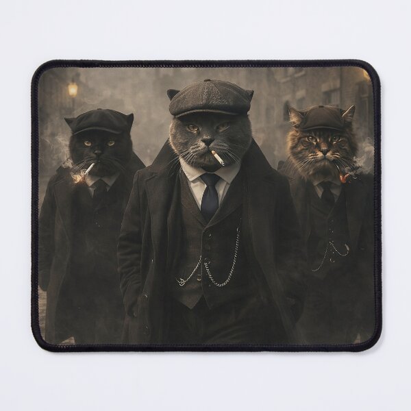 Item preview, Peaky Pussy's - Gangster Cat Pun designed and sold by D S DESIGNS .