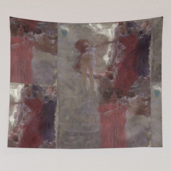 Item preview, Compositional Sketch for Medicine by Gustav Klimt: Symbolist Vienna Secession Poster designed and sold by artofuniverse.
