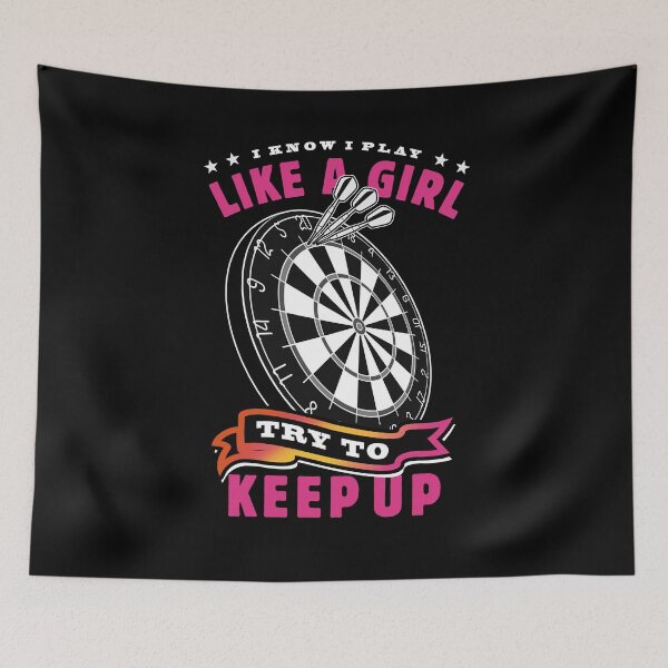 Item preview, Darts Ladies - Plays like a girl - Gift designed and sold by Halfstone.