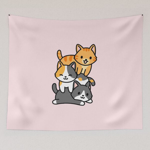 Item preview, Cat Stack designed and sold by littlemandyart.