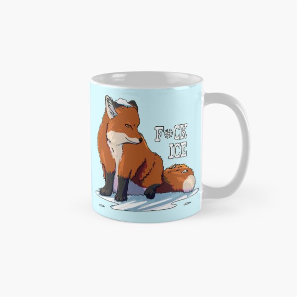 Artikelvorschau, Fuchs hasst Eis entworfen und verkauft von StaticKlingShop.