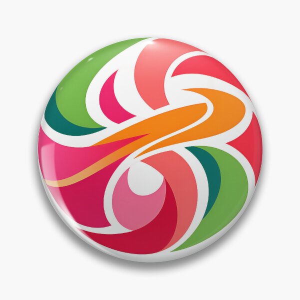 Item preview, Colorful Abstract Circle Sticker designed and sold by AlignStudio.