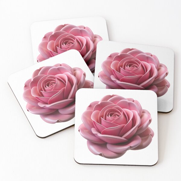Item preview, Stunning pink rose with delicate petals and soft gradient colors designed and sold by Creative88Art.