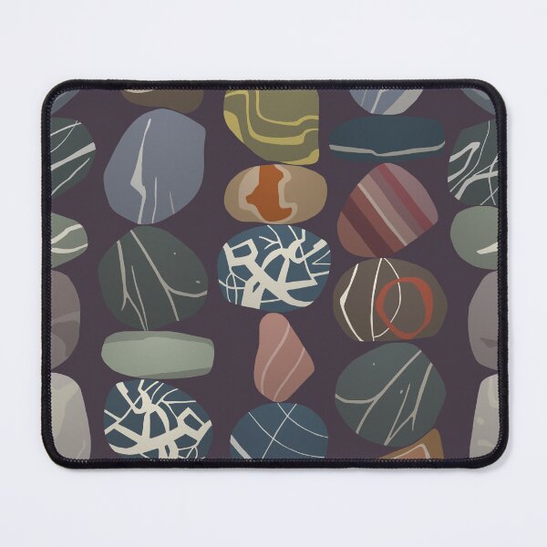 Item preview, minimal pebbles deep mulberry designed and sold by scrummy.