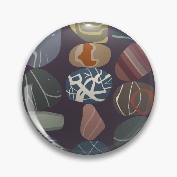 Item preview, minimal pebbles deep mulberry designed and sold by scrummy.