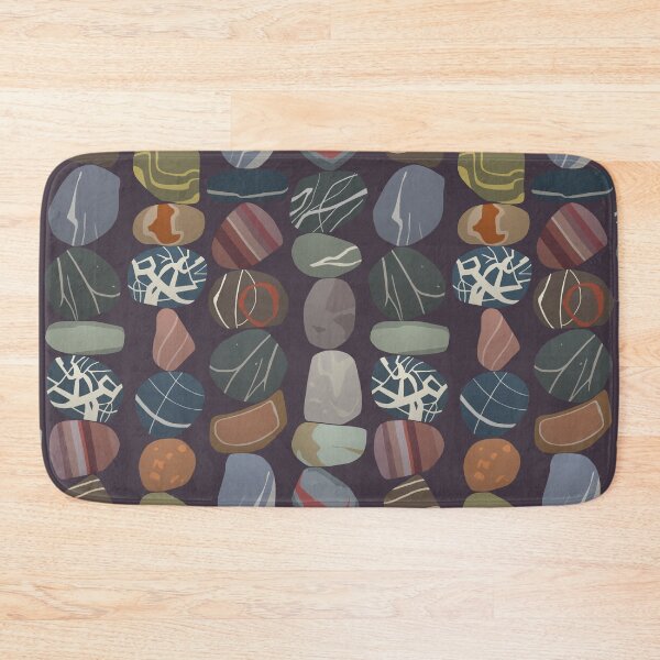Item preview, minimal pebbles deep mulberry designed and sold by scrummy.