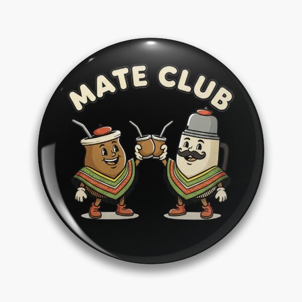 Item preview, Mate Club - Vintage Gaucho Style Cartoon Toasting designed and sold by flamini.
