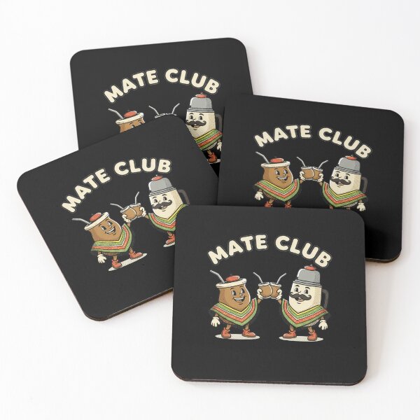 Item preview, Mate Club - Vintage Gaucho Style Cartoon Toasting designed and sold by flamini.
