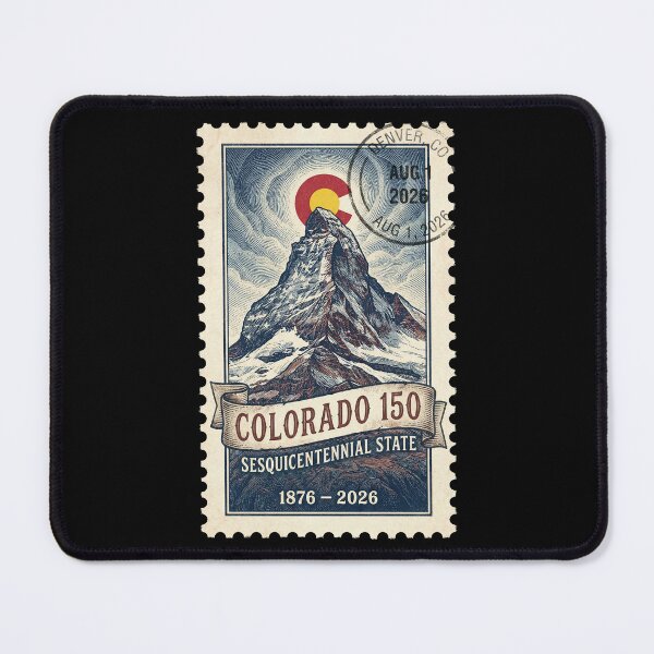 Item preview, Colorado Sesquicentennial 2026 - Vintage Mountain Postmark designed and sold by G350.