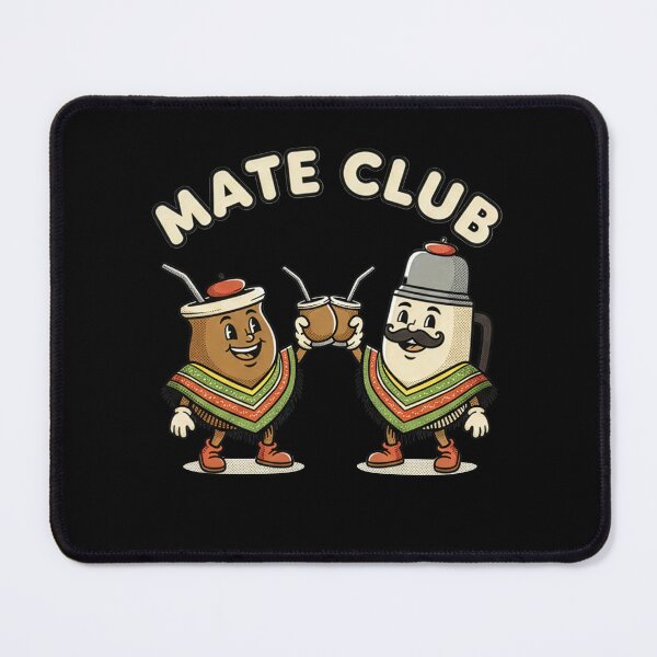 Item preview, Mate Club - Vintage Gaucho Style Cartoon Toasting designed and sold by flamini.