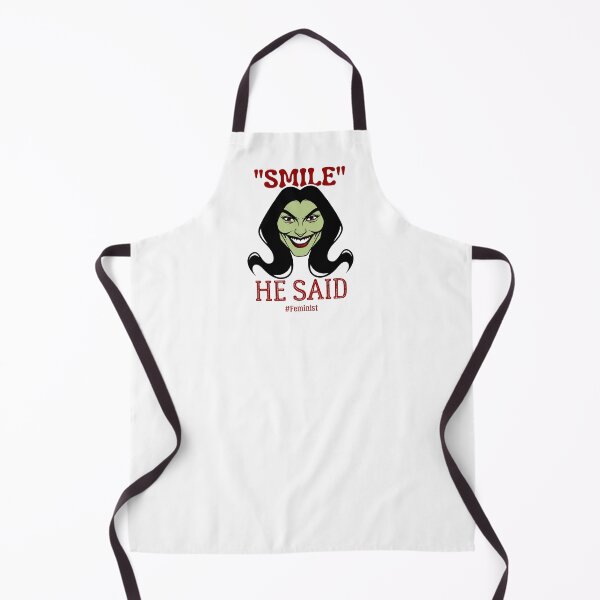 Item preview, Smile, He Said | Sassy Defiant Feminist Art designed and sold by ObsidianDaz.