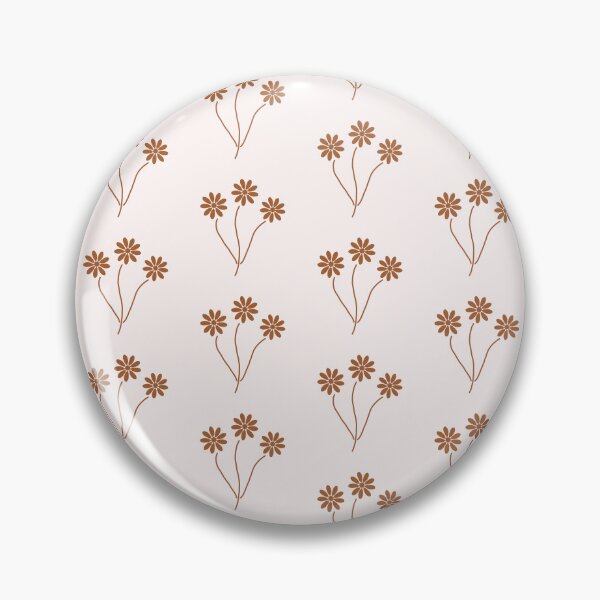 Item preview, Minimalist illustration of three brown flowers designed and sold by MagicMaker1984.