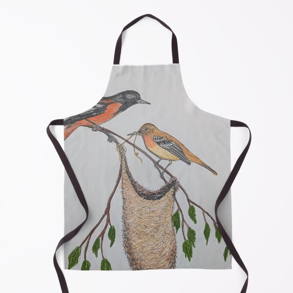 Artikelvorschau, Baltimore-Oriole beim Nestbau entworfen und verkauft von Matt Starr Fine Art .