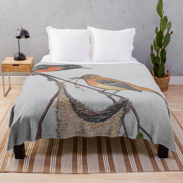 Artikelvorschau, Baltimore-Oriole beim Nestbau entworfen und verkauft von Matt Starr Fine Art .