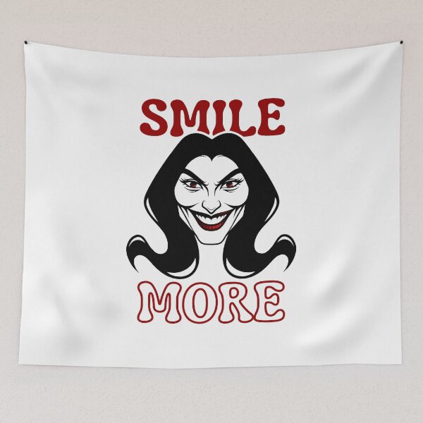 Item preview, Smile More | Sassy Defiant Feminist Art designed and sold by ObsidianDaz.