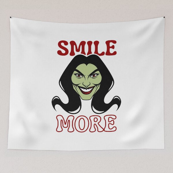 Item preview, Smile More | Sassy Defiant Feminist Art designed and sold by ObsidianDaz.