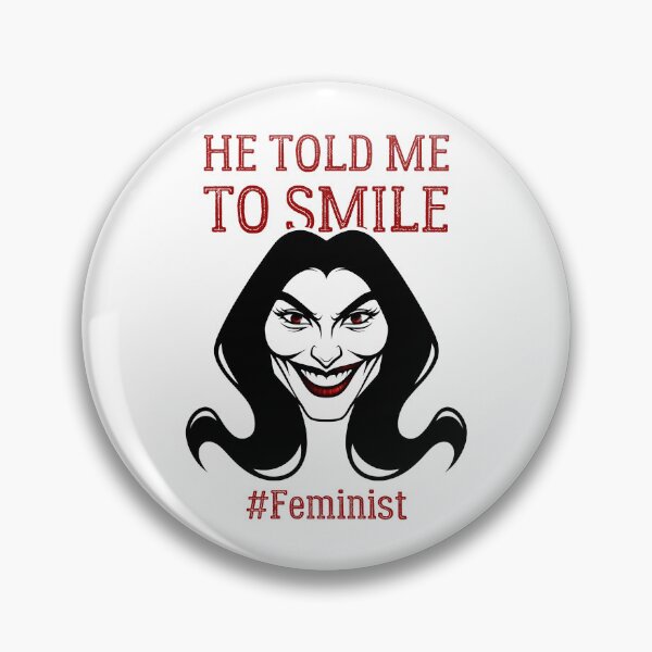 Item preview, Smile For Me | Sassy Defiant Feminist Art designed and sold by ObsidianDaz.