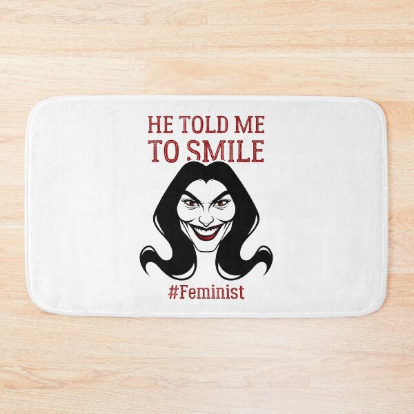 Item preview, Smile For Me | Sassy Defiant Feminist Art designed and sold by ObsidianDaz.