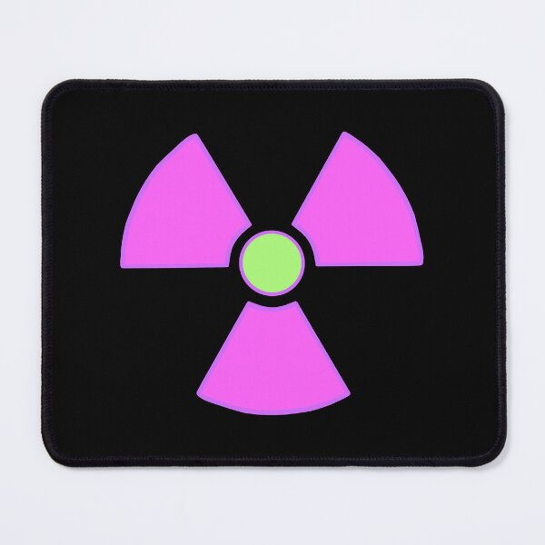 Item preview, Kawaii Radiation Symbol designed and sold by kitschandkawaii.