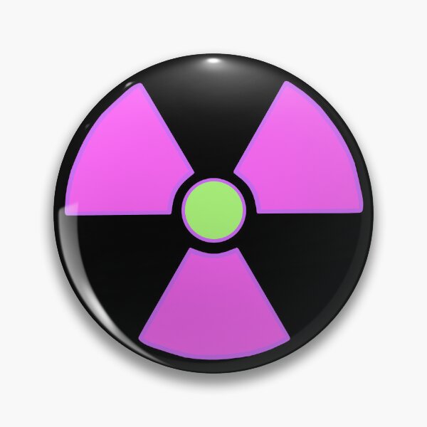 Item preview, Kawaii Radiation Symbol designed and sold by kitschandkawaii.