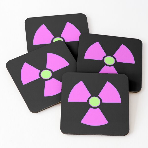 Item preview, Kawaii Radiation Symbol designed and sold by kitschandkawaii.