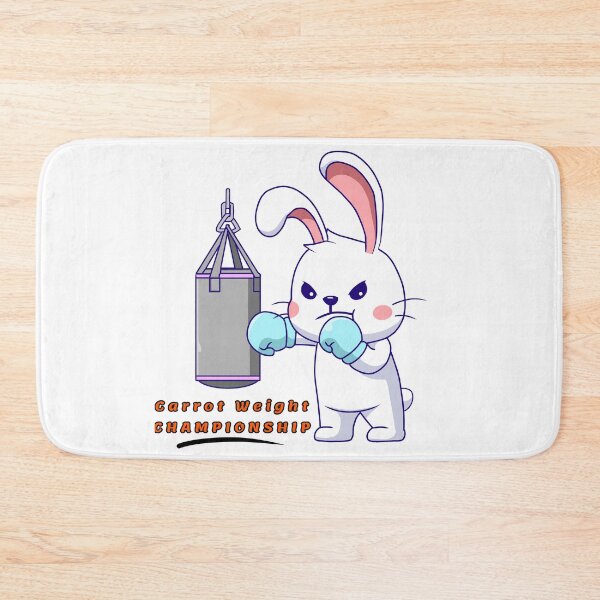 Item preview, Carrot Weight CHAMPIONSHIP Boxing Bunny designed and sold by pheladii.