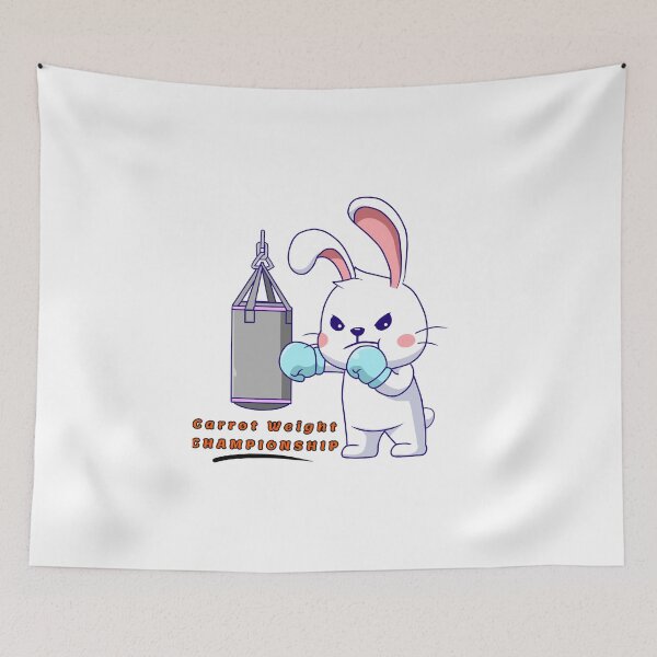 Item preview, Carrot Weight CHAMPIONSHIP Boxing Bunny designed and sold by pheladii.
