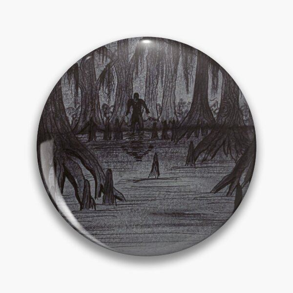 Item preview, Bigfoot in the murky swamp designed and sold by Matt Starr Fine Art .
