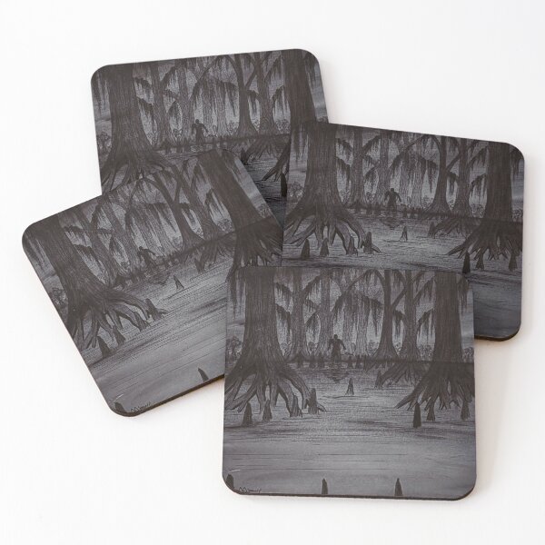 Item preview, Bigfoot in the murky swamp designed and sold by Matt Starr Fine Art .