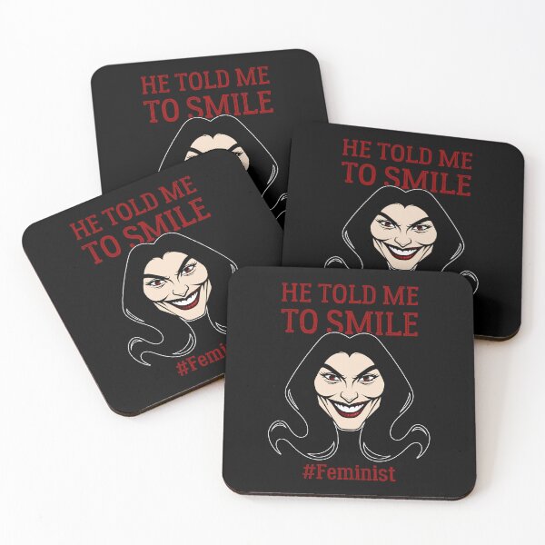 Item preview, Smile For Me | Sassy Defiant Feminist Art designed and sold by ObsidianDaz.