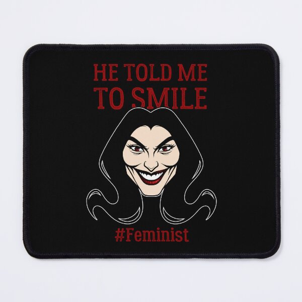Item preview, Smile For Me | Sassy Defiant Feminist Art designed and sold by ObsidianDaz.