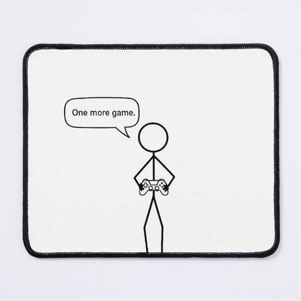 Item preview, Copy of One More Game – Funny Gamer Quote Minimalist Design designed and sold by Articooler.