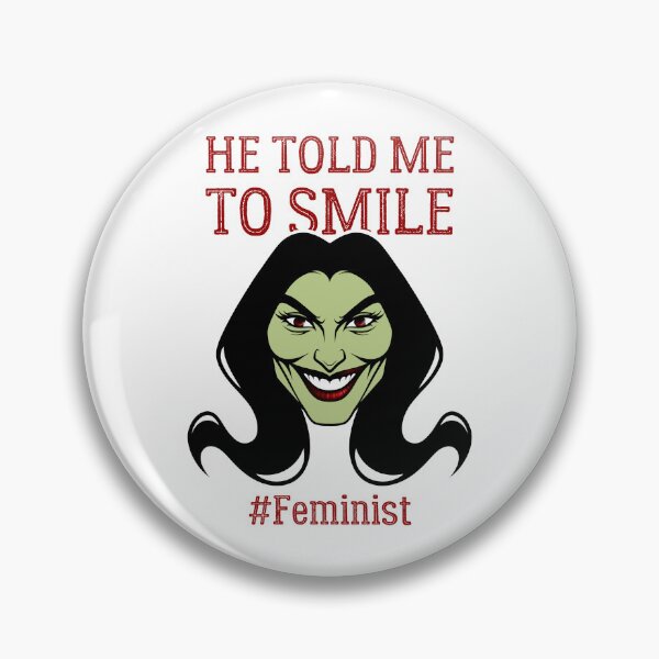 Item preview, Smile For Me | Sassy Defiant Feminist Art designed and sold by ObsidianDaz.