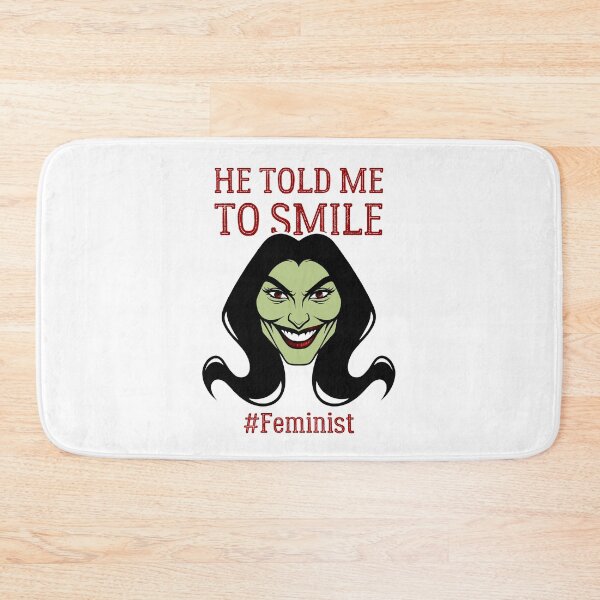 Item preview, Smile For Me | Sassy Defiant Feminist Art designed and sold by ObsidianDaz.