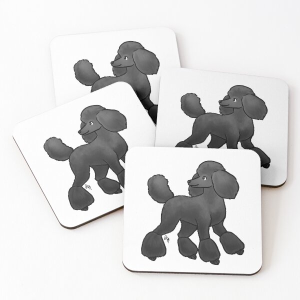 Item preview, Dog - Miniature Poodle - Miami Black designed and sold by Jennifer Stolzer.