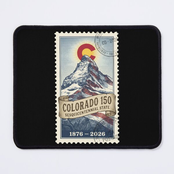 Item preview, Colorado 1876-2026 Sesquicentennial - Majestic Peak Stamp designed and sold by G350.
