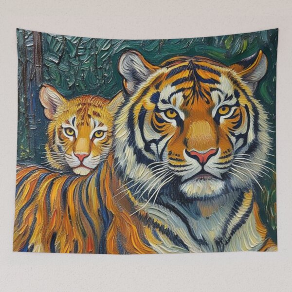 Item preview, Tiger mum and cub designed and sold by sid1802.