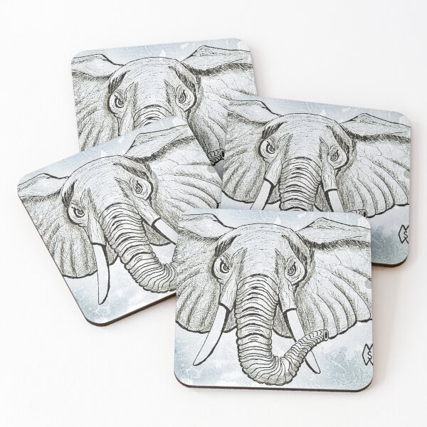 Item preview, Enraged elephant  designed and sold by Matt Starr Fine Art .