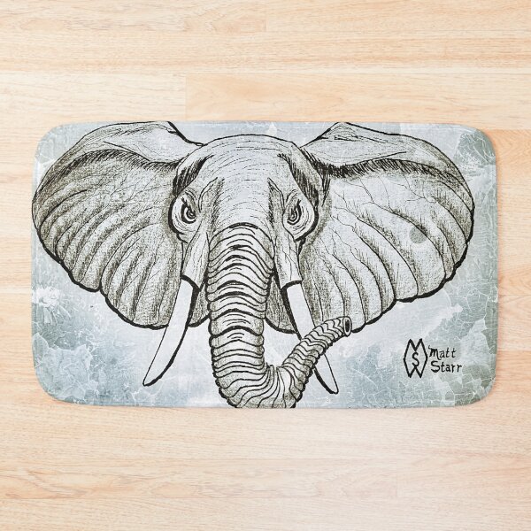 Item preview, Enraged elephant  designed and sold by Matt Starr Fine Art .