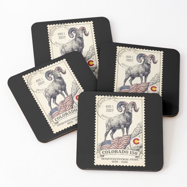 Item preview, Colorado Bighorn Sheep 150th Anniversary - Wildlife Stamp designed and sold by G350.