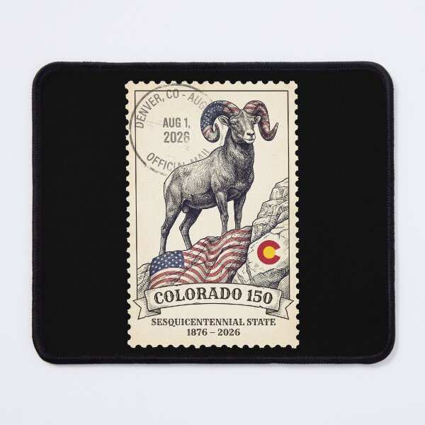 Item preview, Colorado Bighorn Sheep 150th Anniversary - Wildlife Stamp designed and sold by G350.