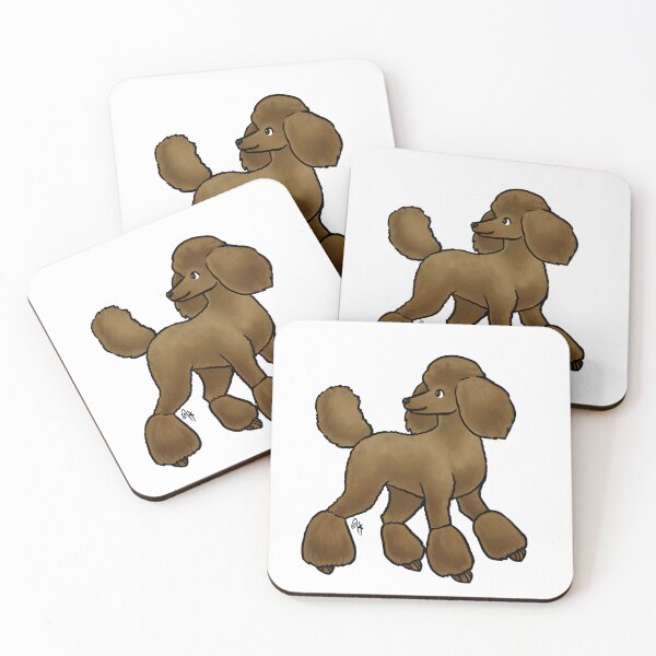 Item preview, Dog - Miniature Poodle - Miami Chocolate designed and sold by Jennifer Stolzer.