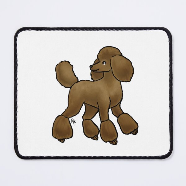 Item preview, Dog - Miniature Poodle - Miami Chocolate designed and sold by Jennifer Stolzer.