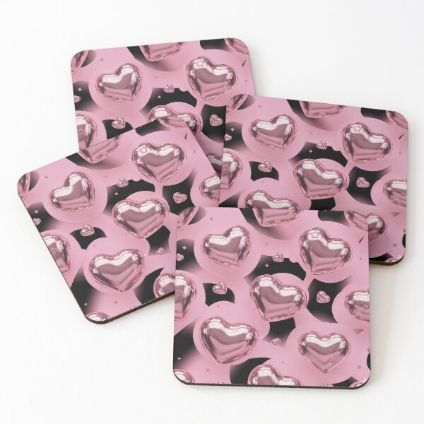 Item preview, Chrome Hearts Y2K 3D Metallic Pattern Pink designed and sold by patterncrow.