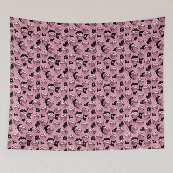 Item preview, Chrome Hearts Y2K 3D Metallic Pattern Pink designed and sold by patterncrow.