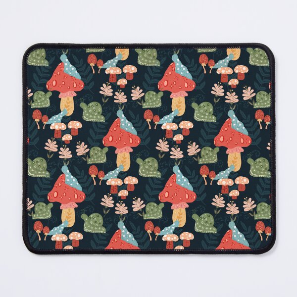 Item preview, Snail’s Wonderland Pattern in Navy designed and sold by designsbyklm.